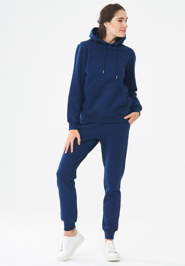 Dames Hoodie Marineblauw