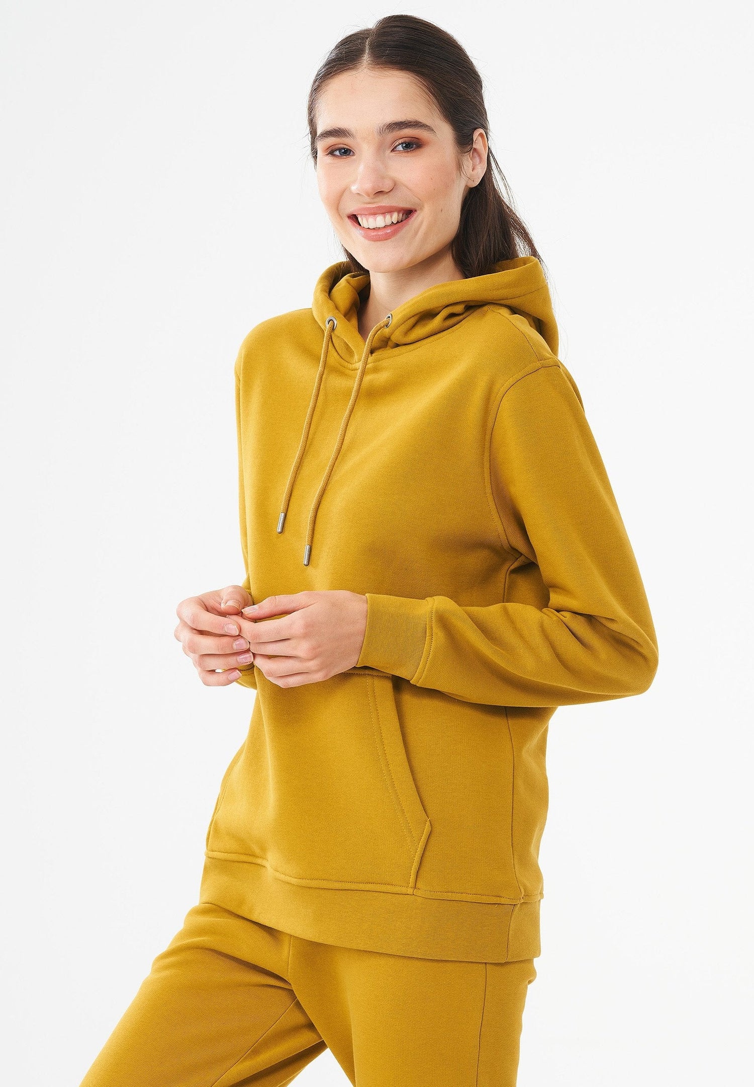 Dames Hoodie Tabak