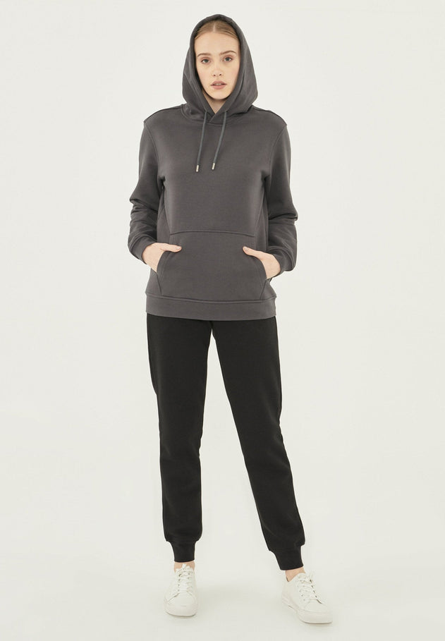 Dames Hoodie Asfalt
