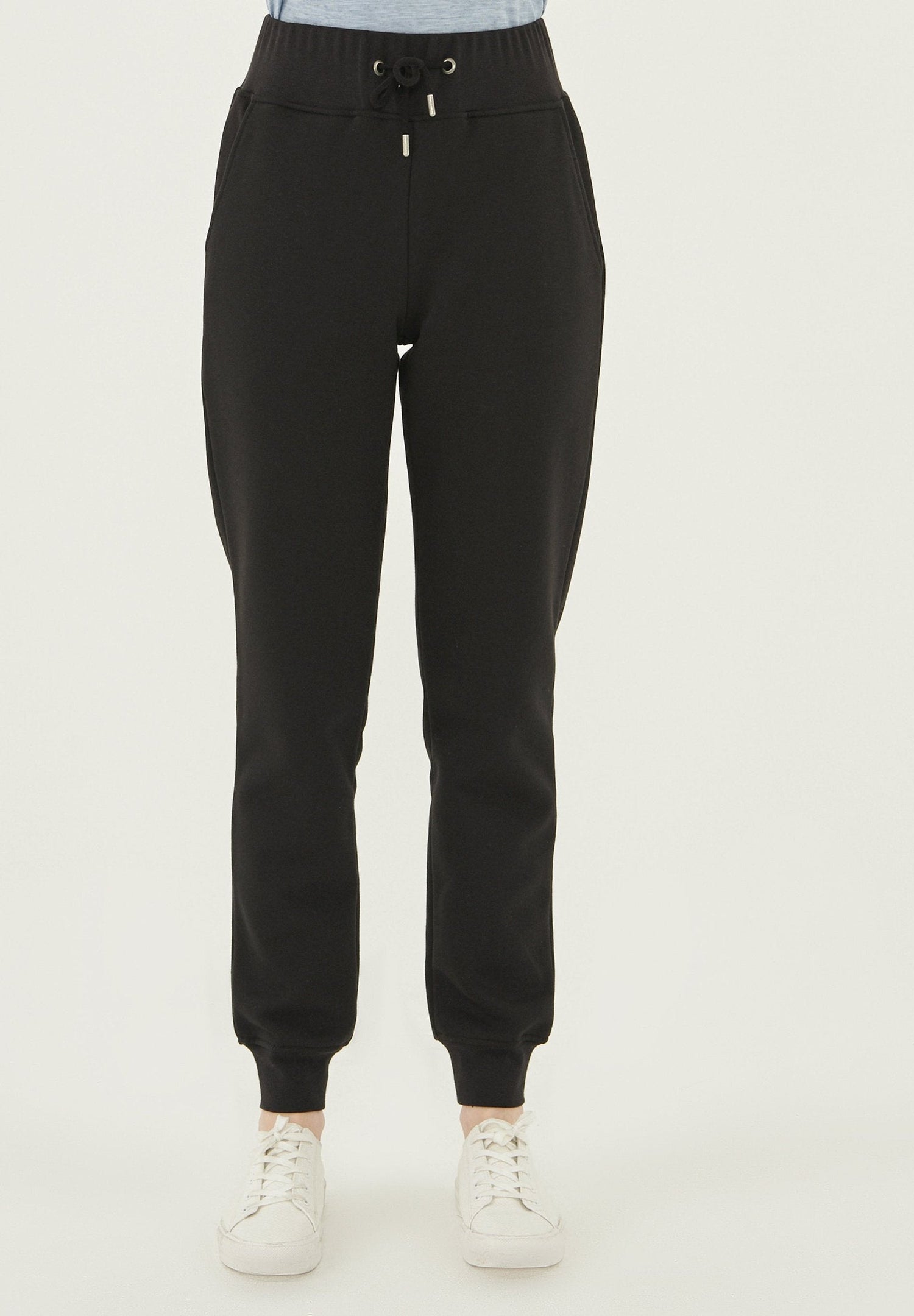 Hoge taille Joggingbroek Zwart