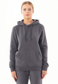 Dames Basic Soft Touch Hoodie Asfalt
