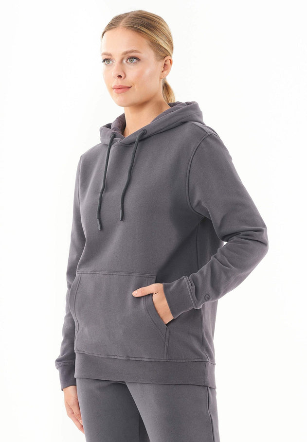 Dames Basic Soft Touch Hoodie Asfalt