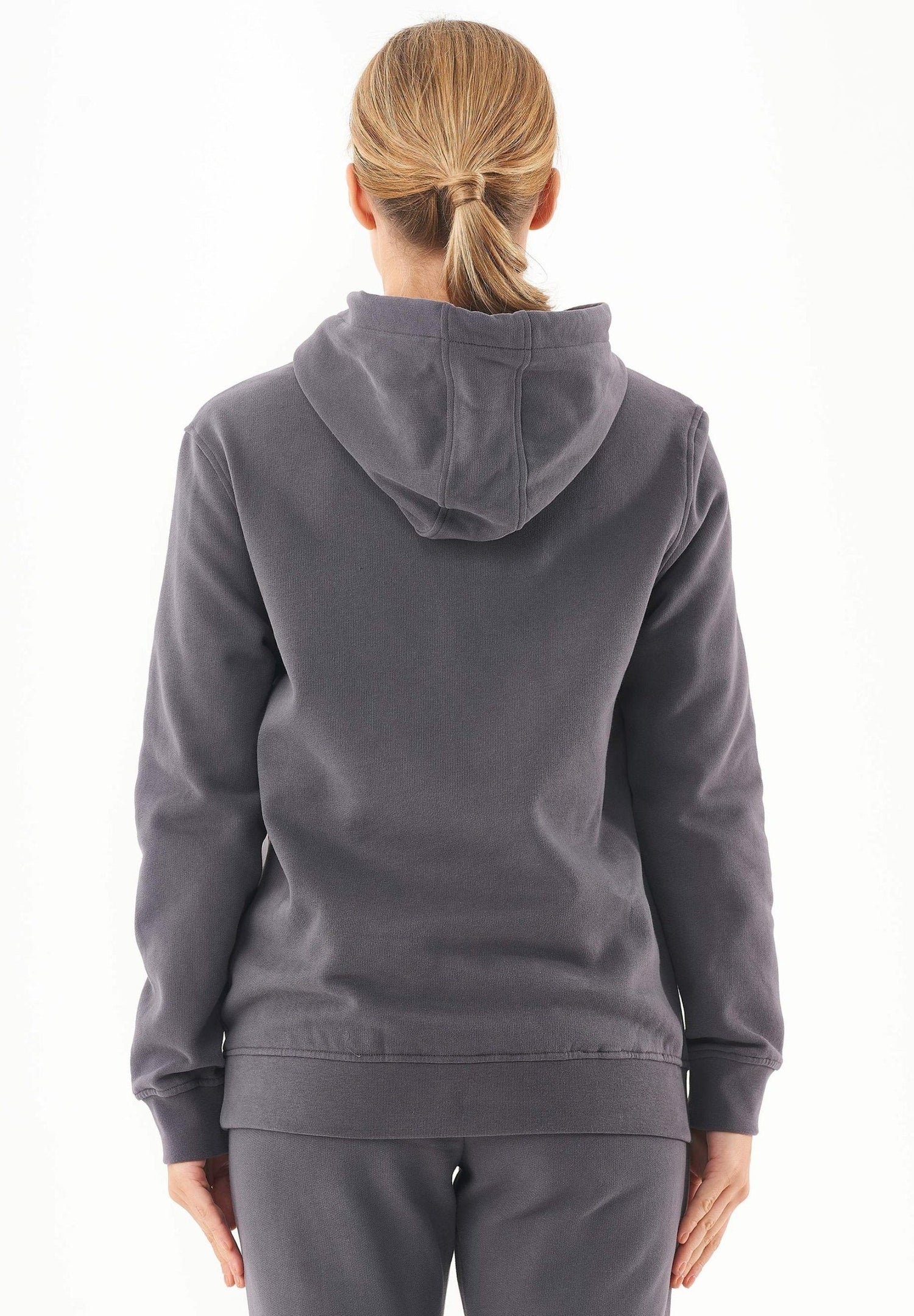 Dames Basic Soft Touch Hoodie Asfalt