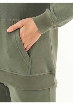 Dames Basic Soft Touch Hoodie Middenolijf