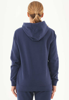 Dames Basic Soft Touch Hoodie Marineblauw