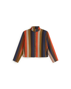 Burnley Ceci Jacket Orange Striped