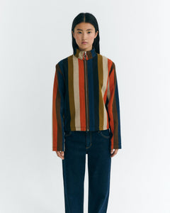 Burnley Ceci Jacket Orange Striped