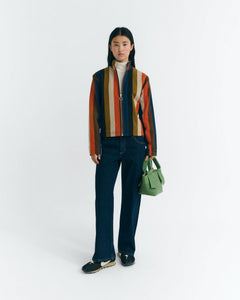 Burnley Ceci Jacket Orange Striped