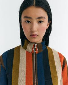 Burnley Ceci Jacket Orange Striped