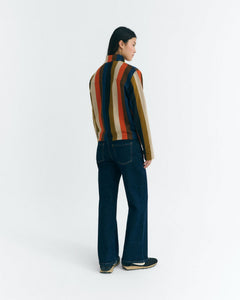Burnley Ceci Jacket Orange Striped