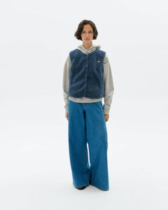 Jay Fleece Vest Blue