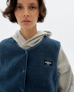 Jay Fleece Vest Blue