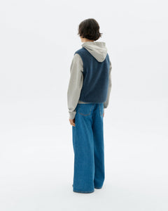 Jay Fleece Vest Blue