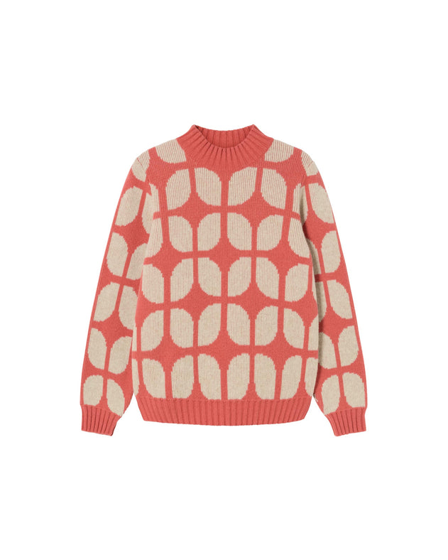 Ops Wool Sweater Pink Wallpaper