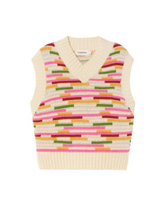 Mica Vest Multicolor Wool