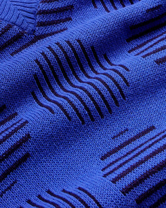Blue merino wool japan Miranda sweater