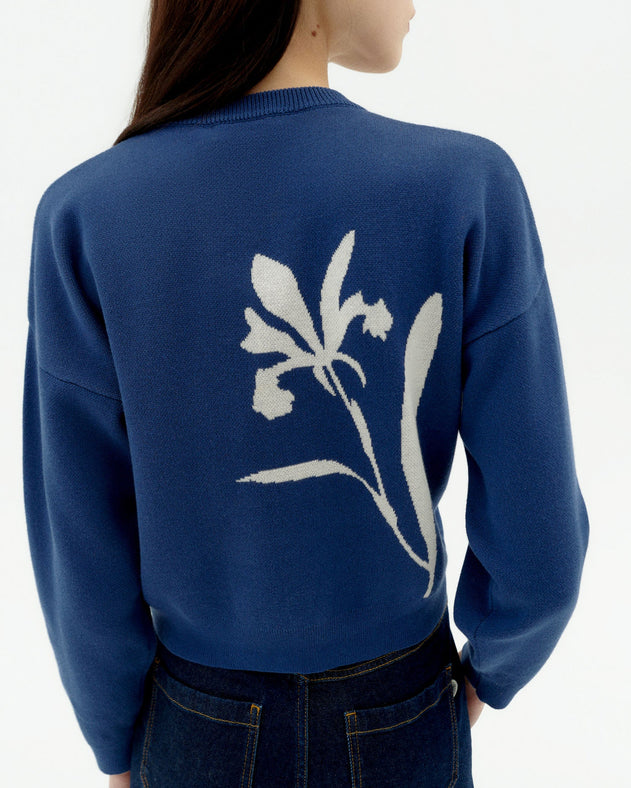 Philis Knitted Sweatshirt Blue