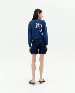 Philis Knitted Sweatshirt Blue