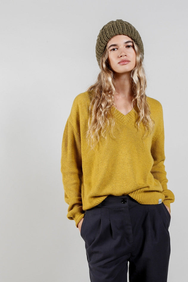 Wonder Wool Blend Jumper Mustard