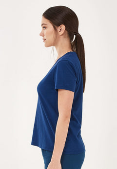 Basic V-Neck T-Shirt Navy