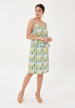 Dames Lyocell Grafische print Spaghettibandjestop
