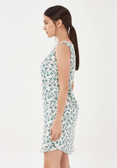 Tencel-lyocell Bloemenprint Minijurk