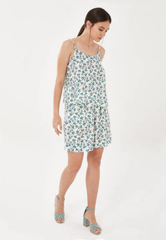 Dames Lyocell Bloemenprint Spaghettibandjestop