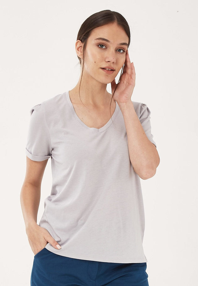 Lyocellmix T-shirt Cloud Grey