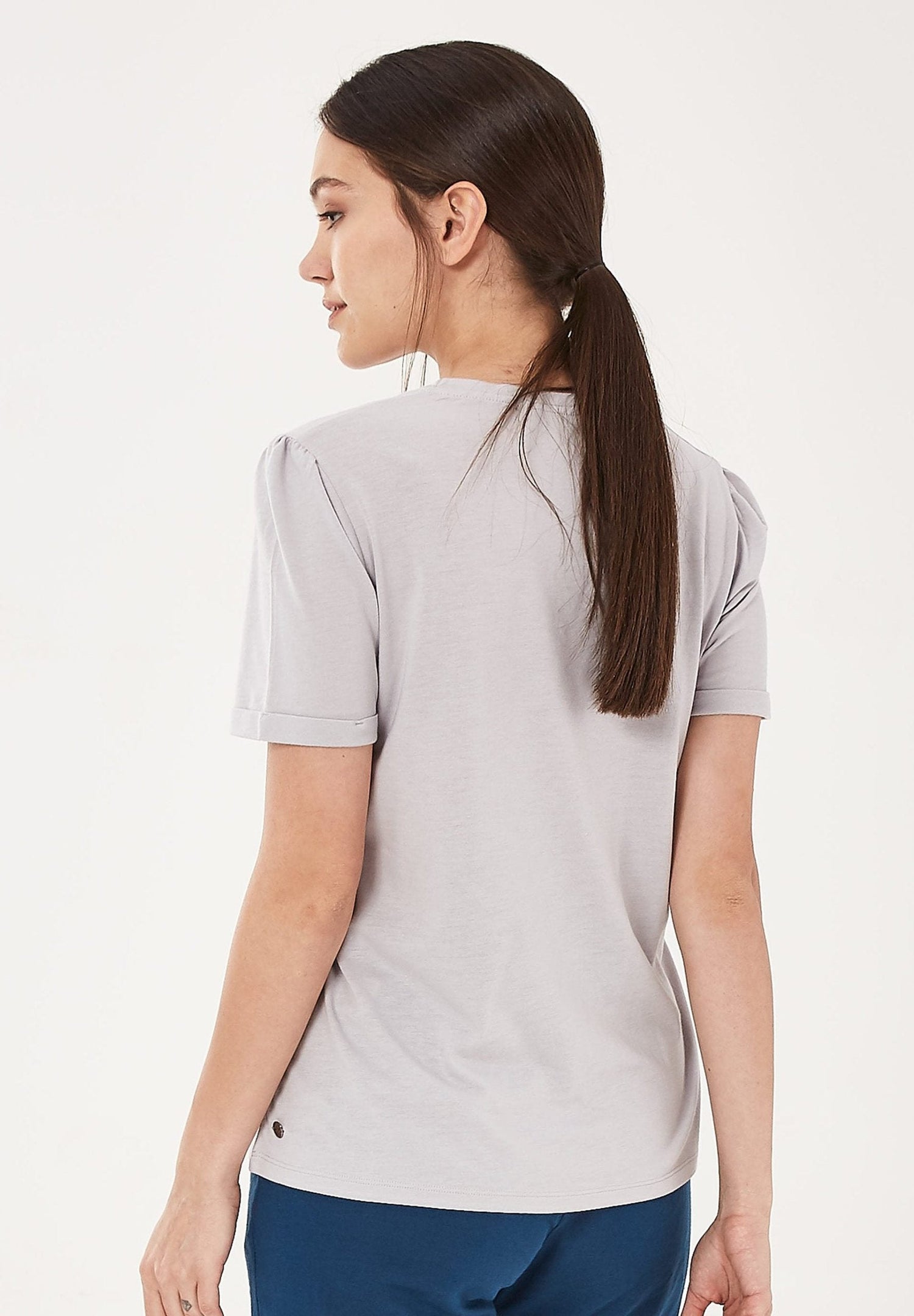 Lyocellmix T-shirt Cloud Grey