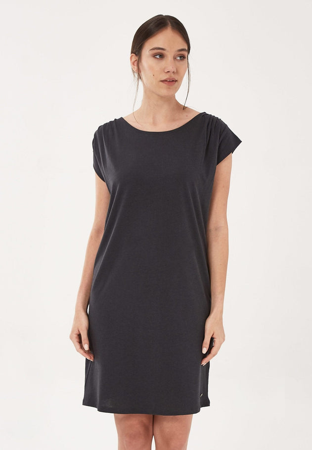 Lyocellmix Jersey Minijurk Onyx