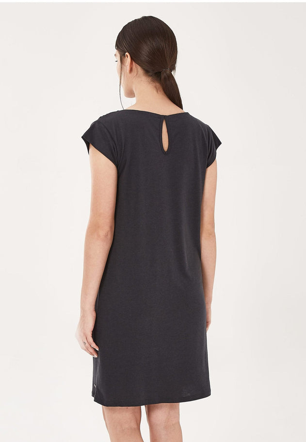Lyocellmix Jersey Minijurk Onyx