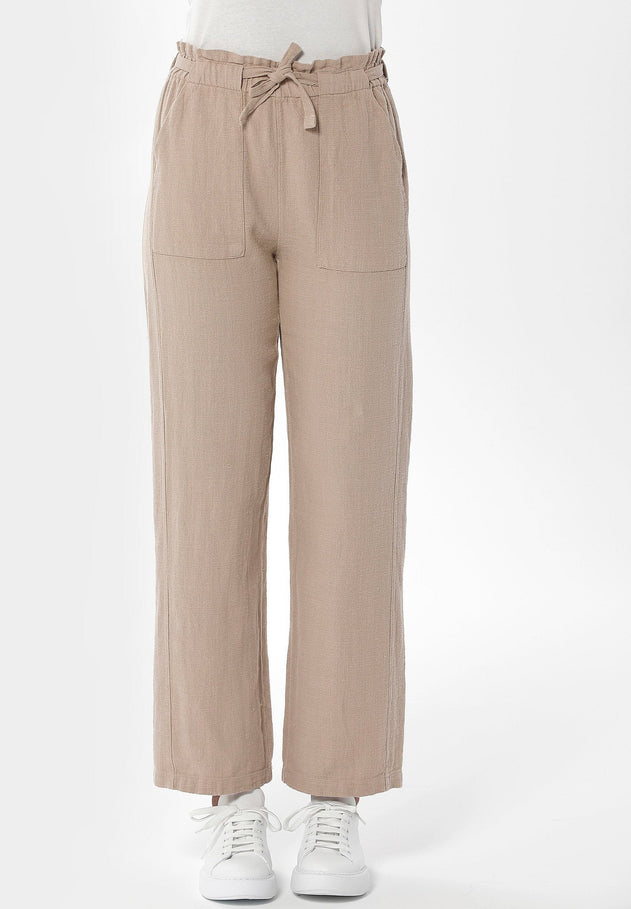 Garment Dyed Pants Beige