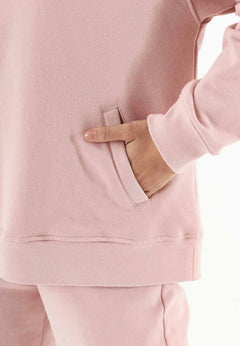 Quarter-zip Hoodie Oudroze