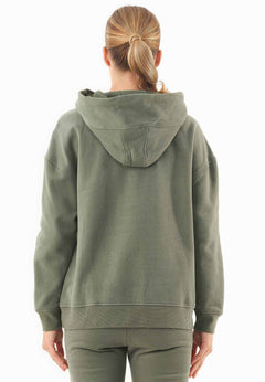 Quarter-zip Hoodie Middenolijf