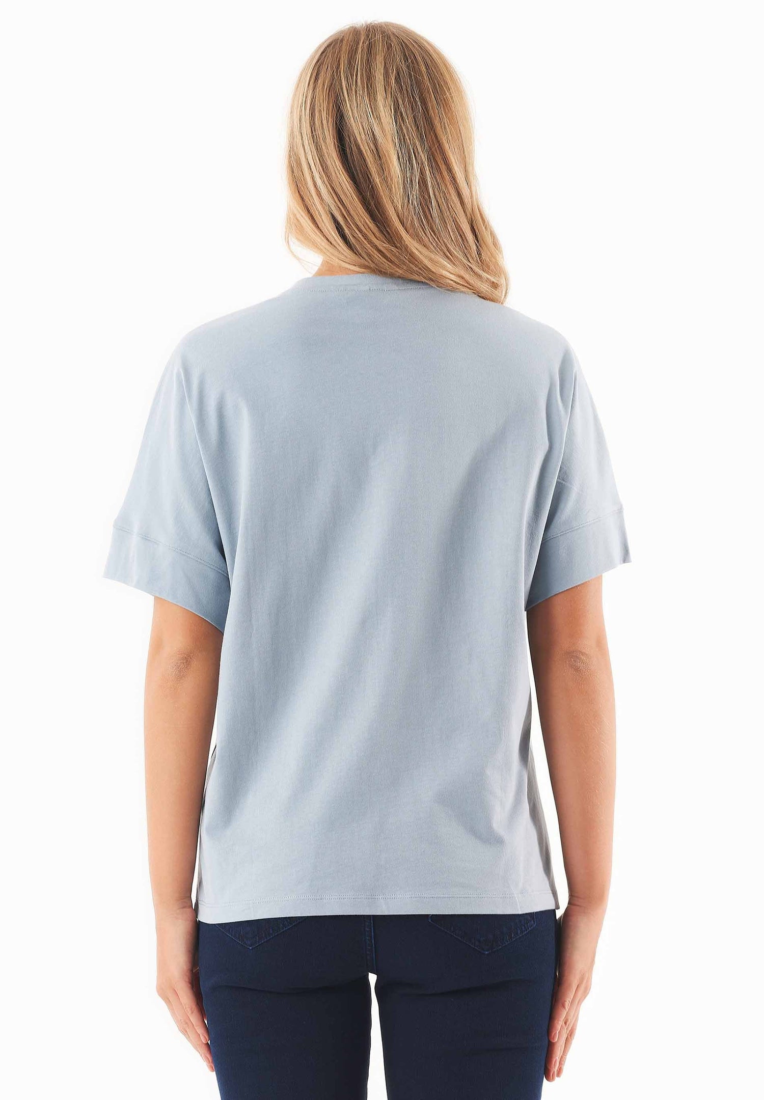 C'est La Vie T-shirt Dusty Blue