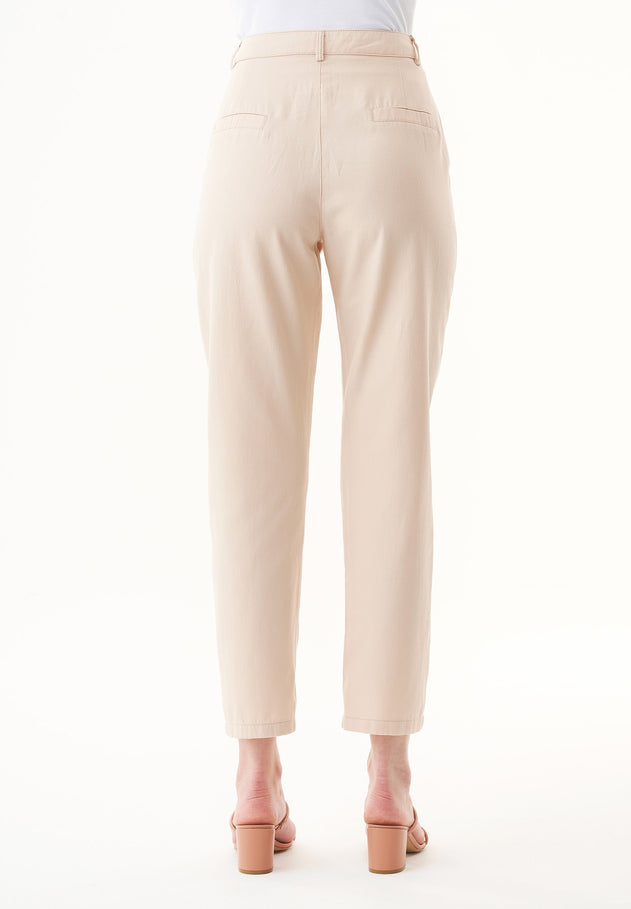 Lyocell Blend Stretch Gabardine Pants Abby Stone