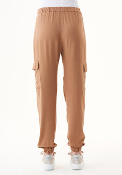 Women's Ecovero Cargo Pants Dark Hazelnut