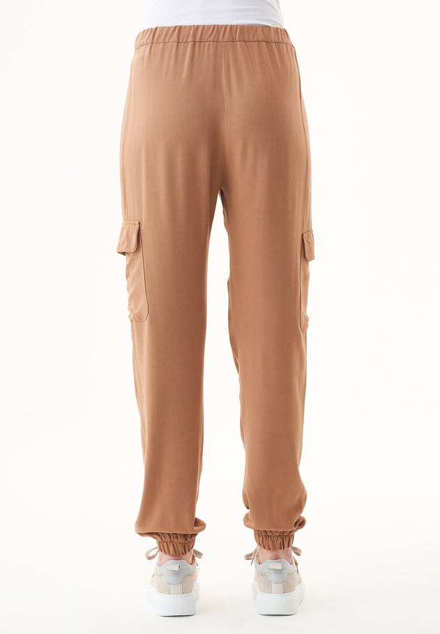 Women's Ecovero Cargo Pants Dark Hazelnut