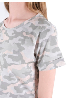 Dames T-shirt Camouflage