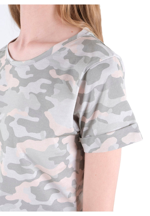 Dames T-shirt Camouflage