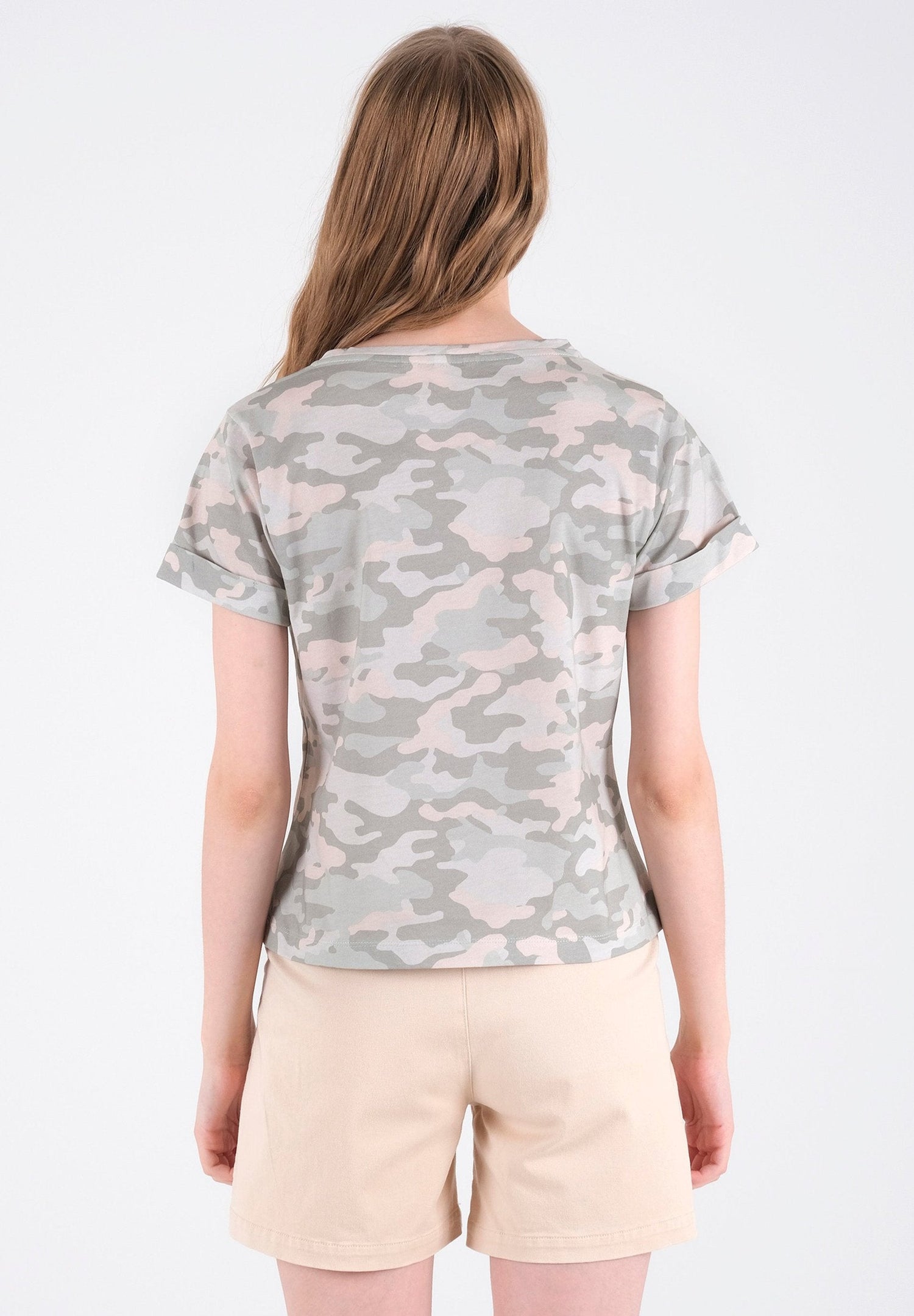Dames T-shirt Camouflage