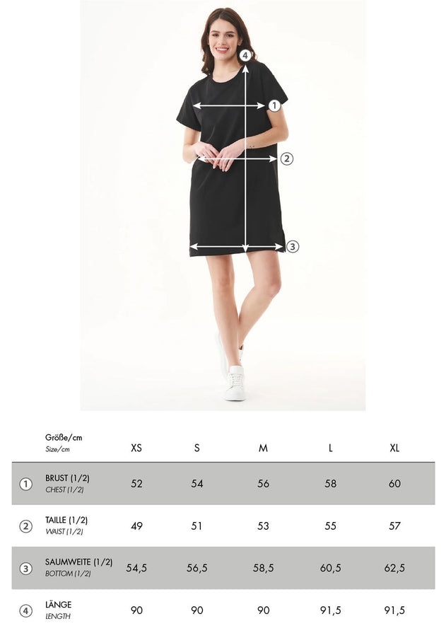 Organication size chart WOR15403