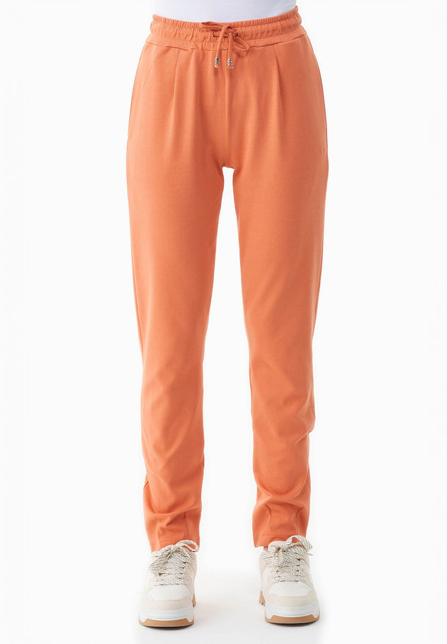 Dames Lichtgewicht Interlock Joggingbroek Dusty Orange
