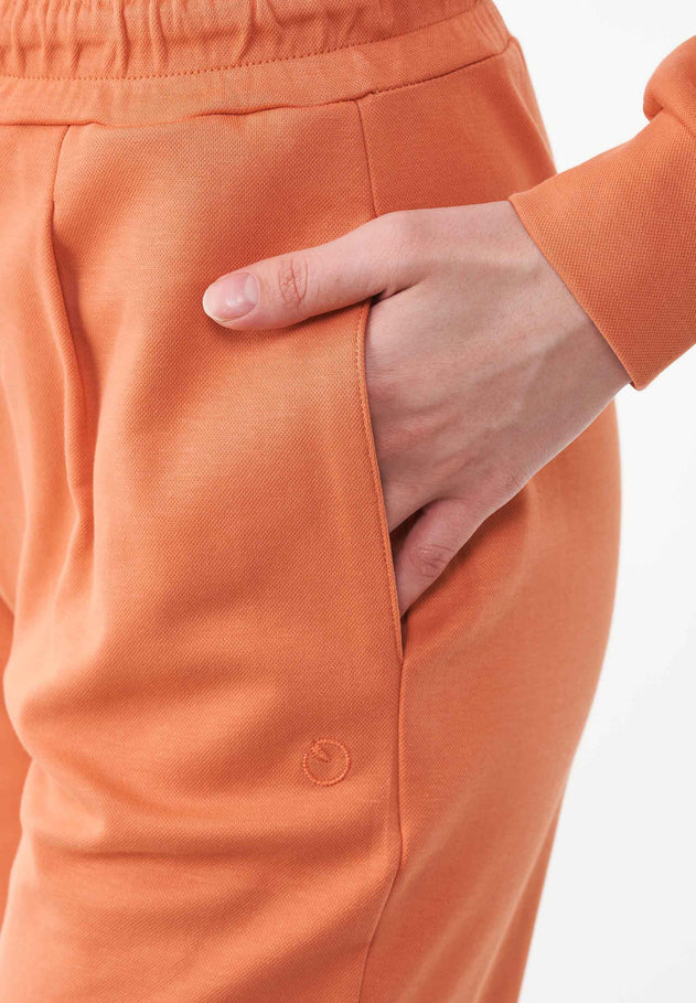 Dames Lichtgewicht Interlock Joggingbroek Dusty Orange