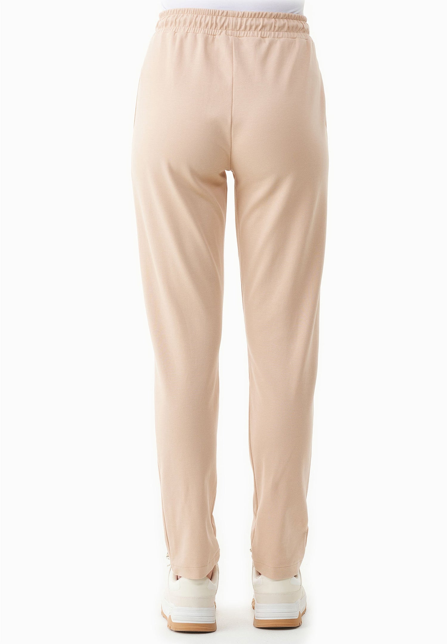 Dames Lichtgewicht Interlock Joggingbroek Soft Beige