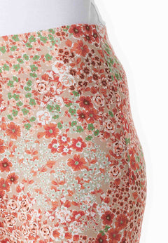 Floral Pattern Jersey Pants Bloom Baby
