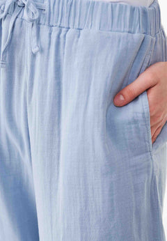 Muslin Summer Pants Ice Blue
