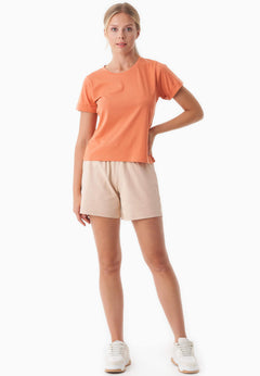 Modalmix Ronde hals T-shirt Dusty Orange