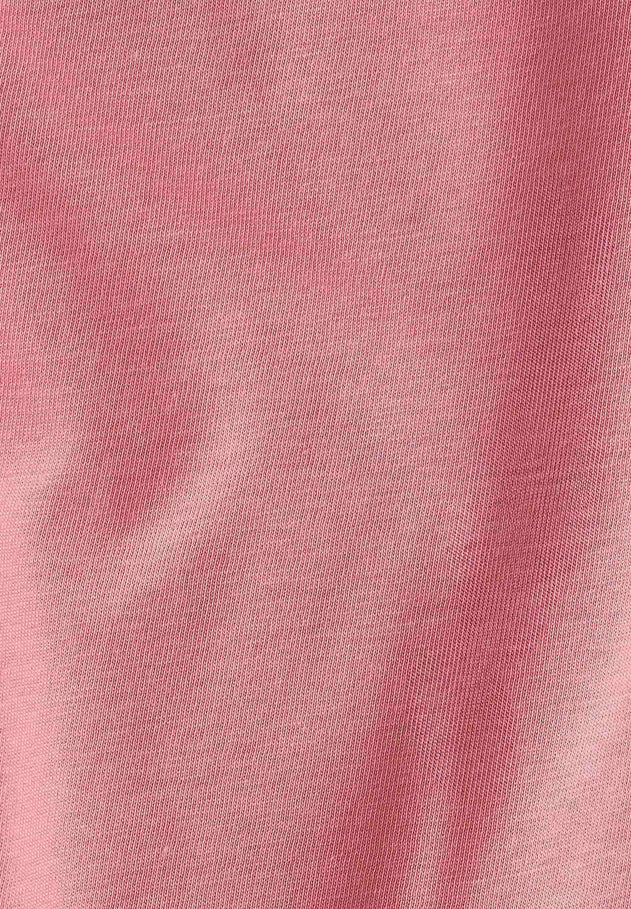 Geborduurd T-shirt Flamingo Pink