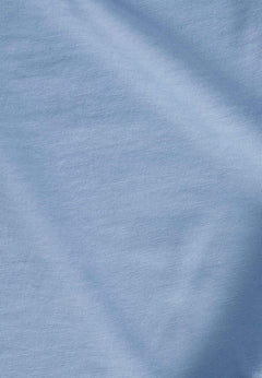 Geborduurd T-shirt Ice Blue